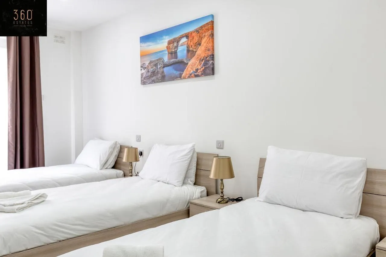 Beautiful, Spacious Apt With Bbq & Private Terrace By 360 Estates Saint Julian's 0*,  Malta