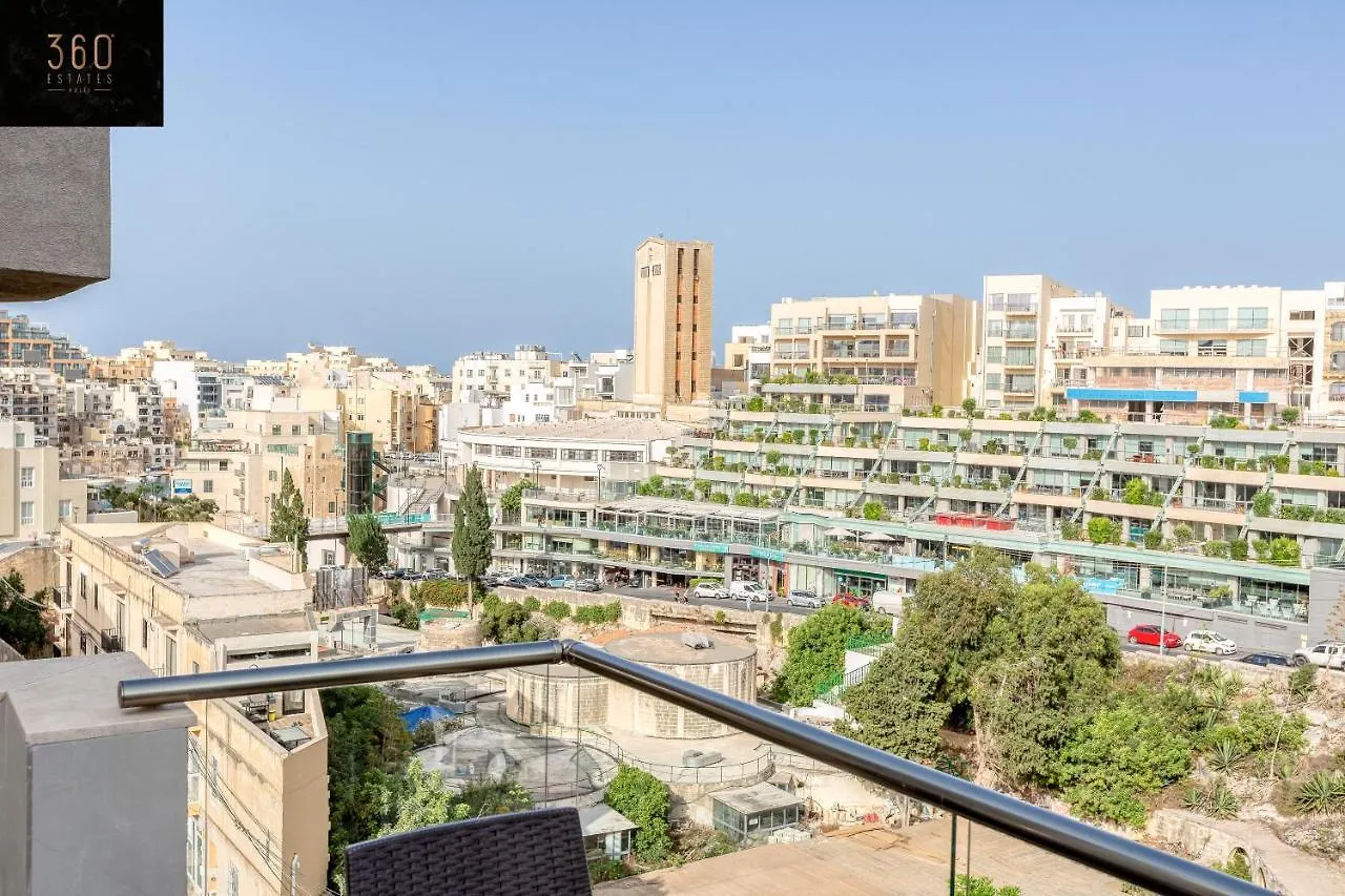 Beautiful, Spacious Apt With Bbq & Private Terrace By 360 Estates Saint Julian's Apartment