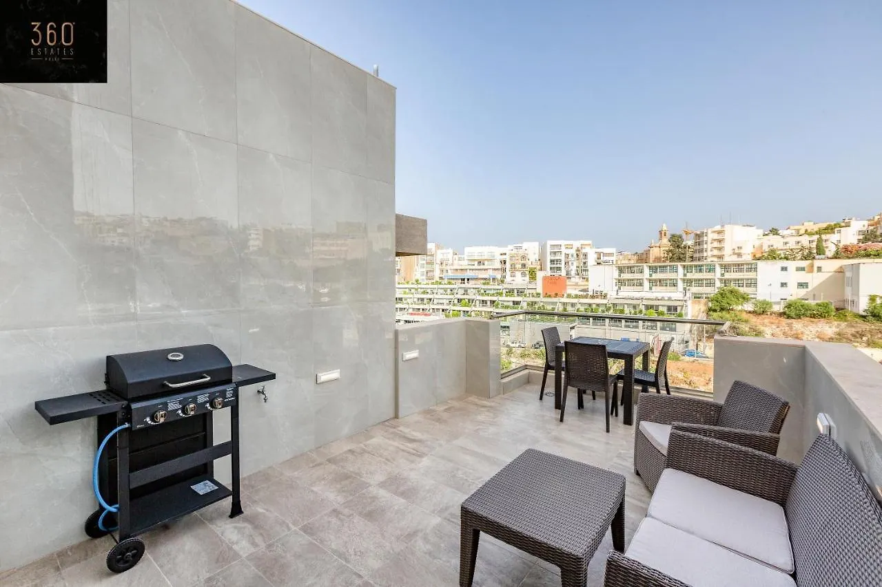 Beautiful, Spacious Apt With Bbq & Private Terrace By 360 Estates Saint Julian's 0*,