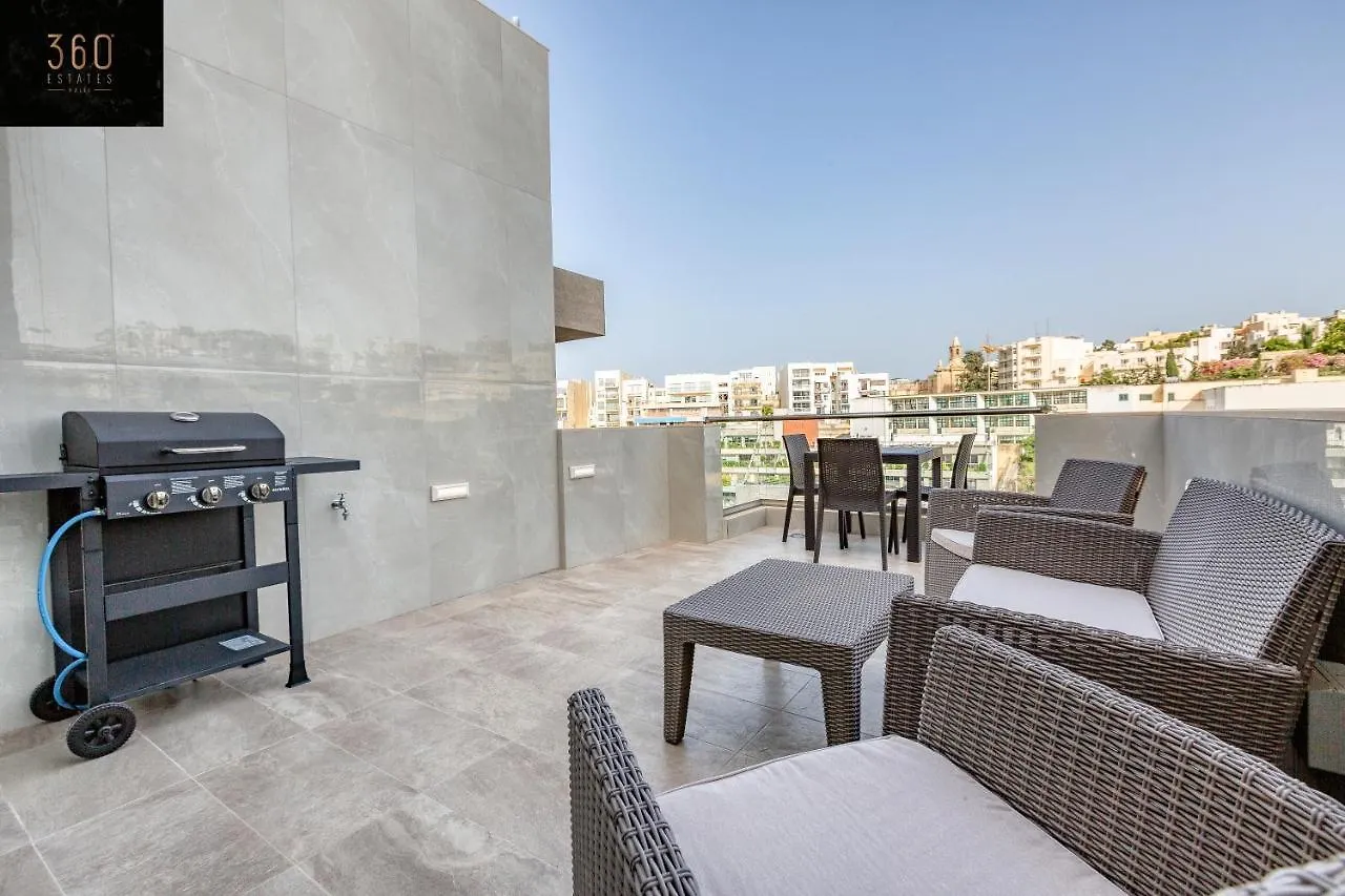 Beautiful, Spacious Apt With Bbq & Private Terrace By 360 Estates Saint Julian's 0*,  Malta